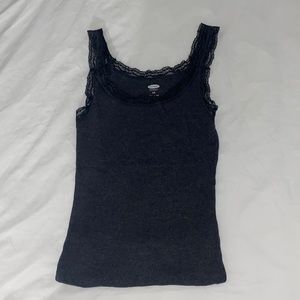 Old navy lacy ribbed tank